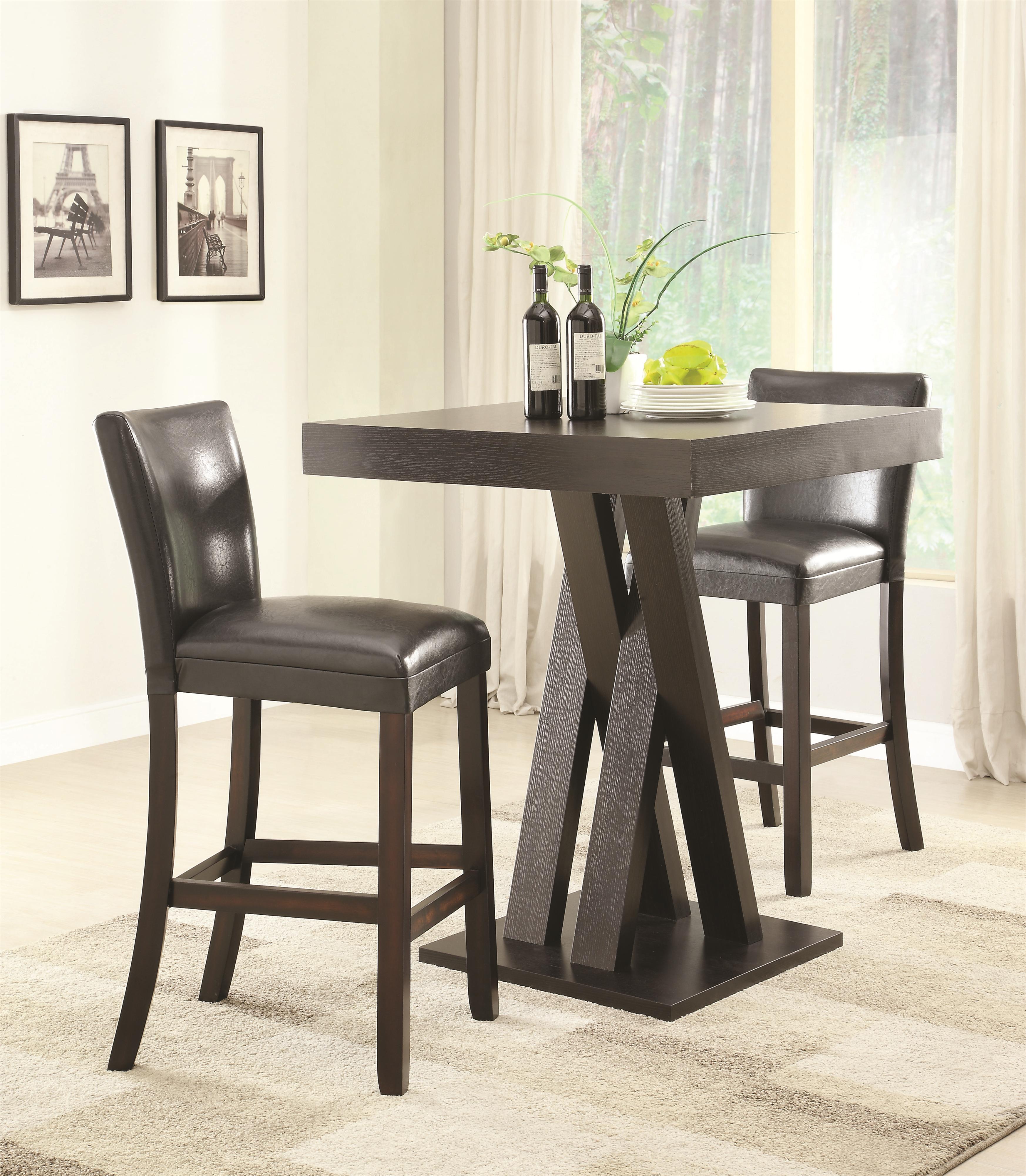 Bar height square table and chairs hotsell